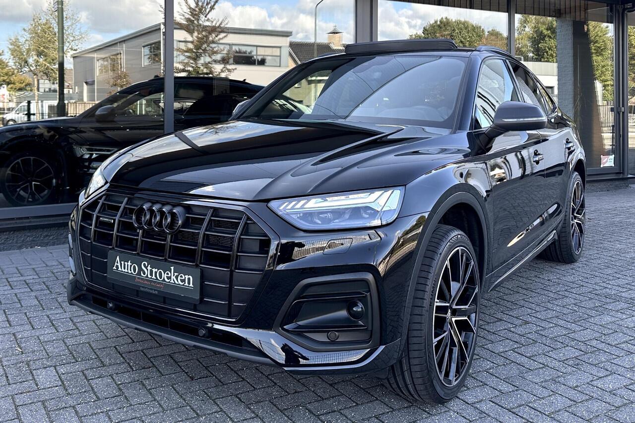 Audi Q5 Sportback 50 TFSIe Black Edition Panorama Matrix Leer Sfeer