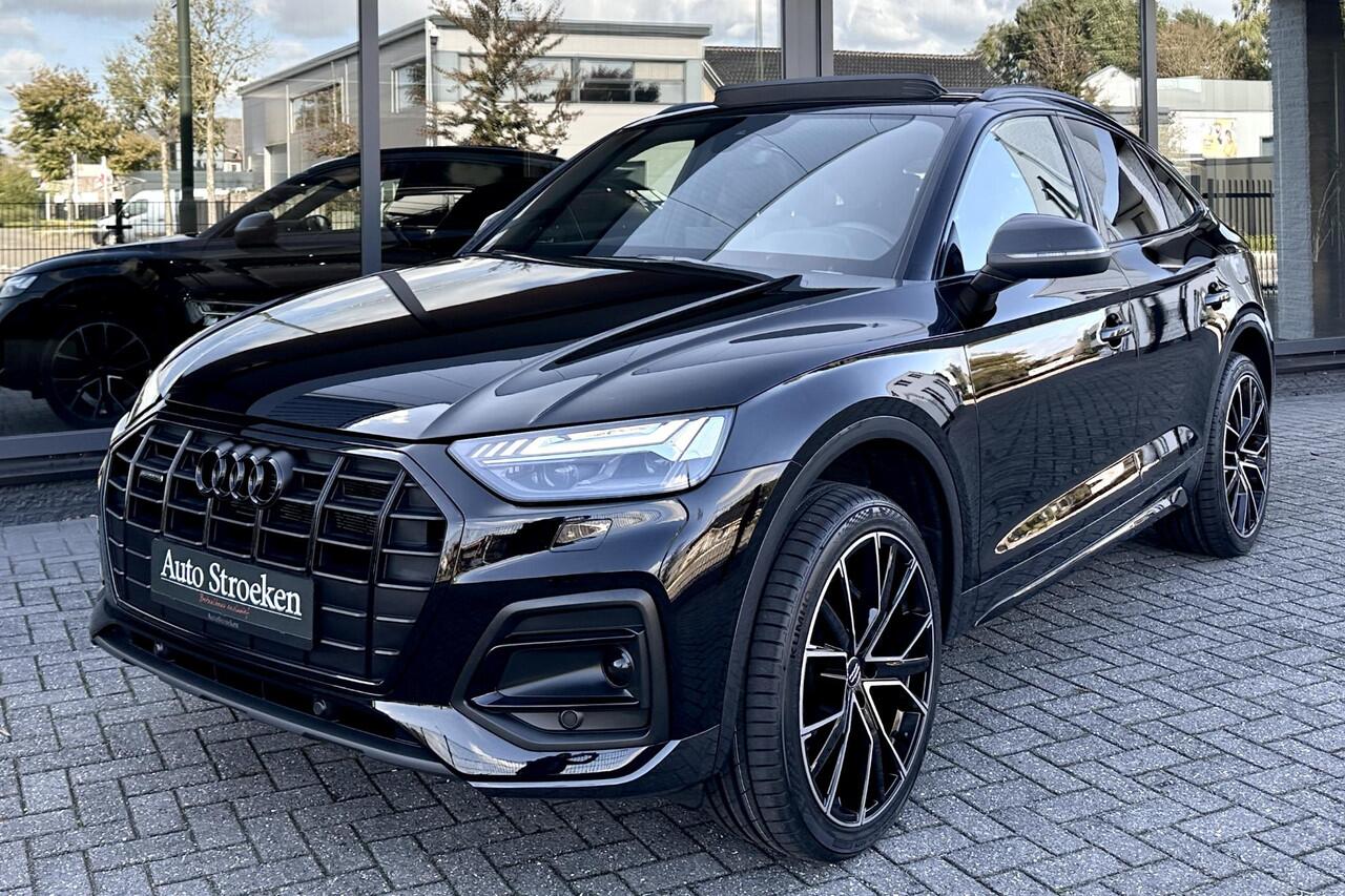 Audi Q5 Sportback 50 TFSIe Black Edition Panorama Matrix Leer Sfeer