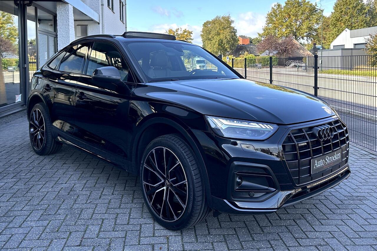Audi Q5 Sportback 50 TFSIe Black Edition Panorama Matrix Leer Sfeer