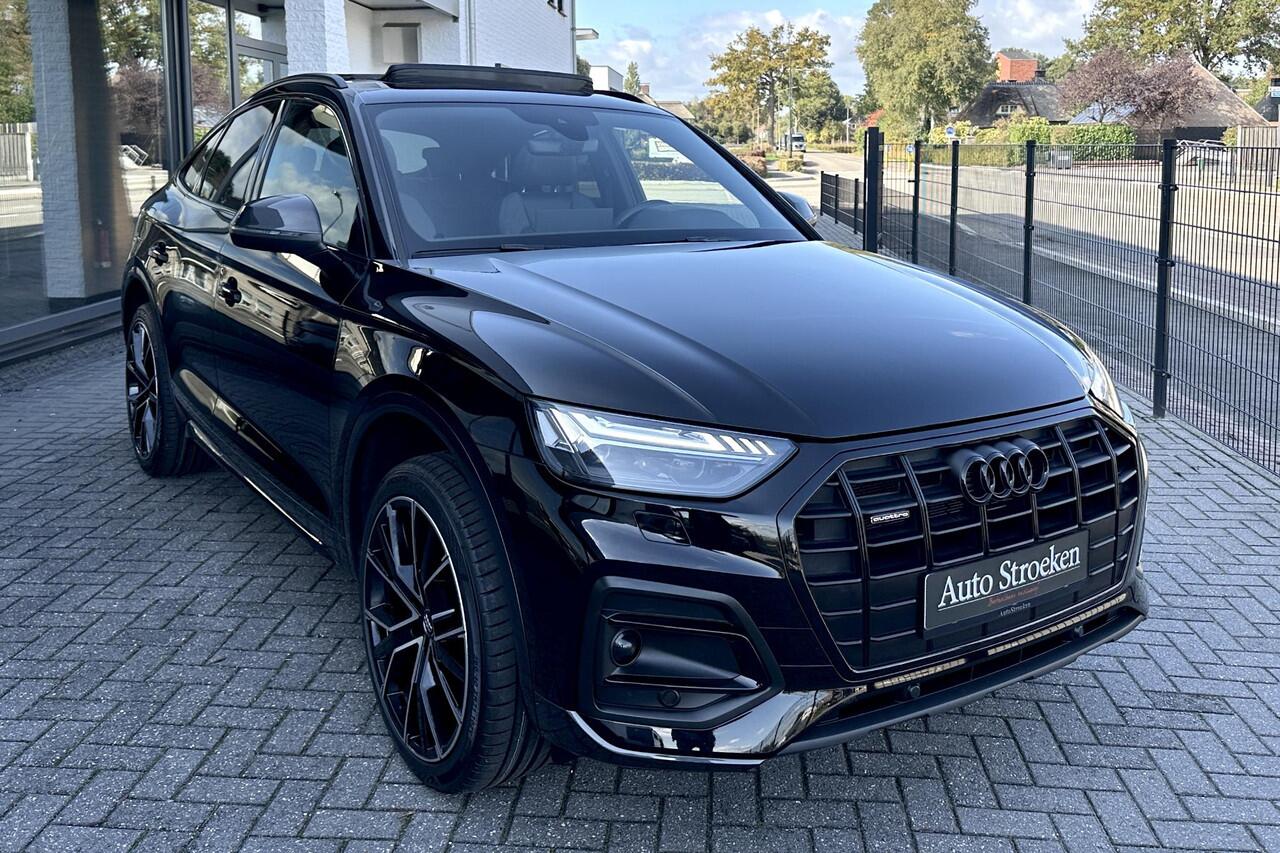 Audi Q5 Sportback 50 TFSIe Black Edition Panorama Matrix Leer Sfeer