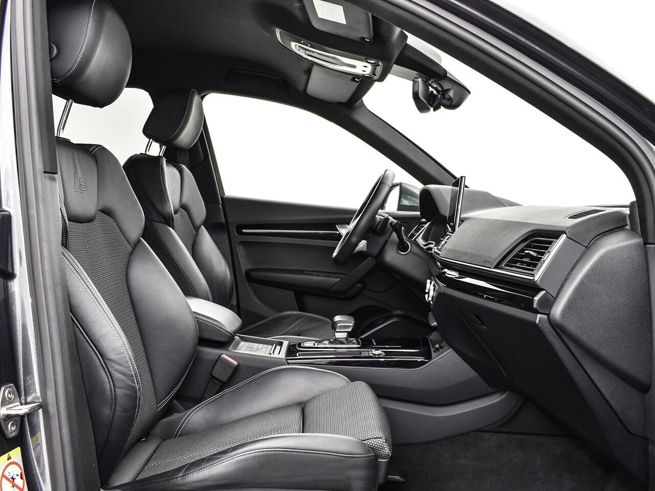 Audi Q5 50 TFSIe 299pk S-tronic S edition Competition · Apple/Android Car Play · Luchtvering · Keyless · 360 Camera · Elek. Achterklep · 20'' Inch · 01-08-2027 of 100.000km