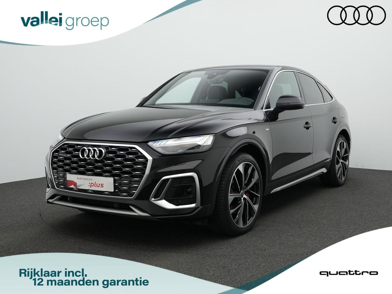 Audi Q5 Sportback 55 TFSI e 367 pk S-tronic S Edition Competition / S-Line | Luchtvering | Fijnnappa leder (rood gestikt) | Geheugenstoel | Bang & Olufsen