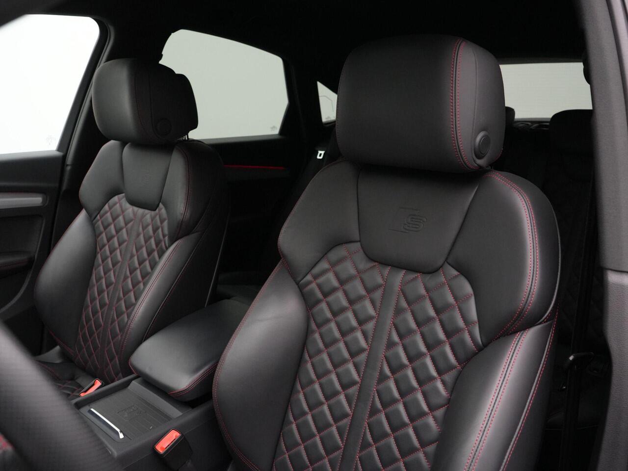 Audi Q5 Sportback 55 TFSI e 367 pk S-tronic S Edition Competition / S-Line | Luchtvering | Fijnnappa leder (rood gestikt) | Geheugenstoel | Bang & Olufsen