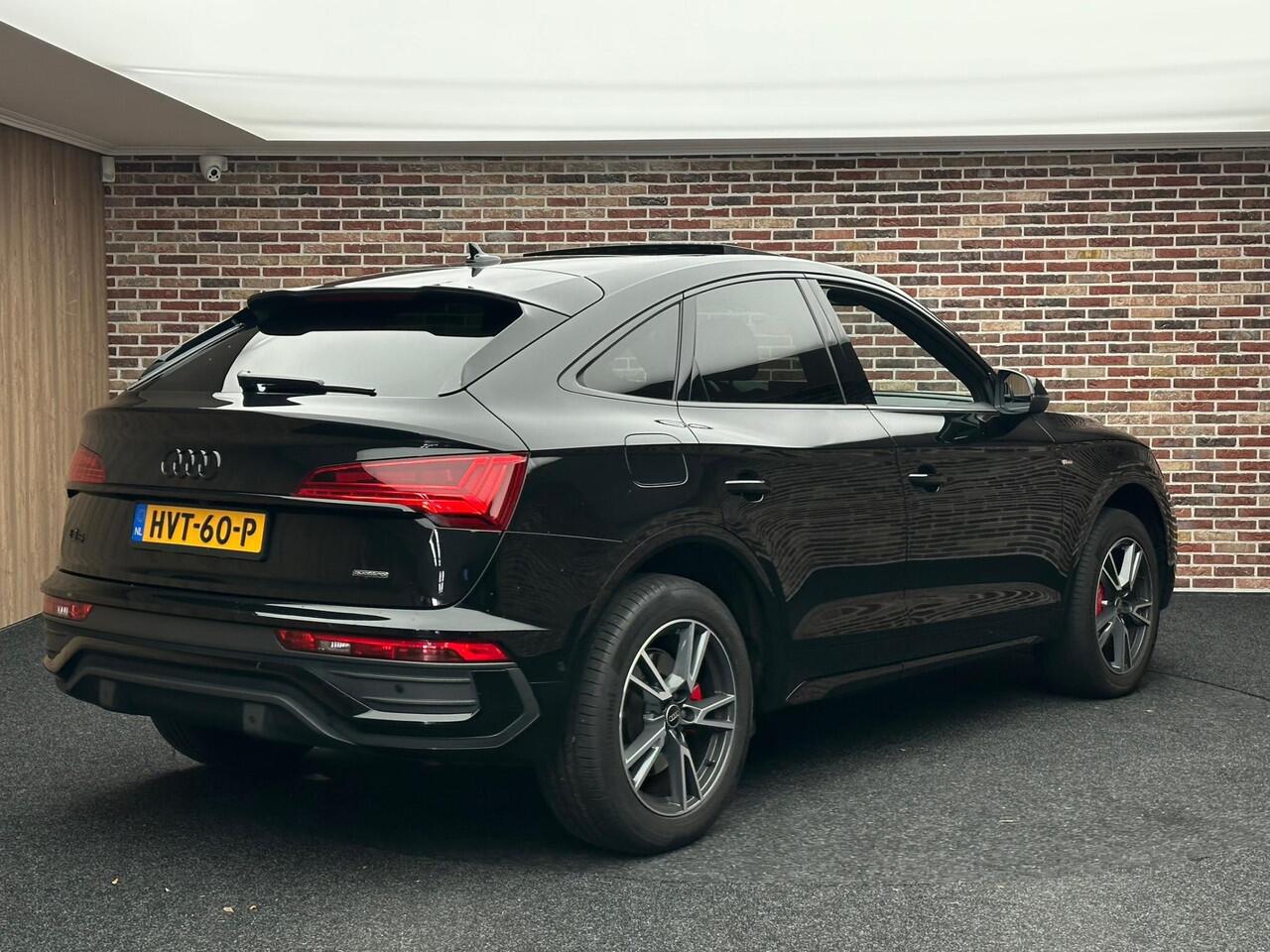 Audi Q5 Sportback 55 TFSI e S edition Competition Panorama Elek Stoel Leer Camera 360