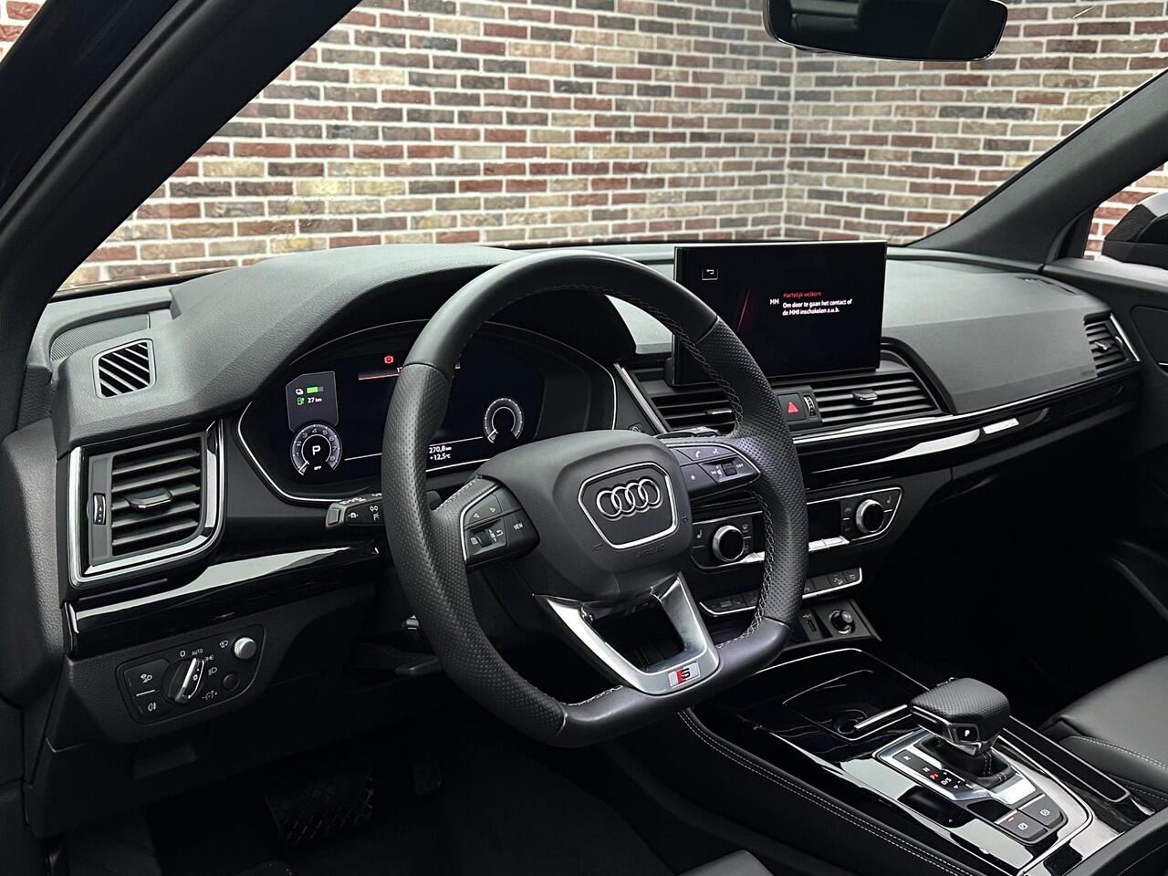 Audi Q5 Sportback 55 TFSI e S edition Competition Panorama Elek Stoel Leer Camera 360