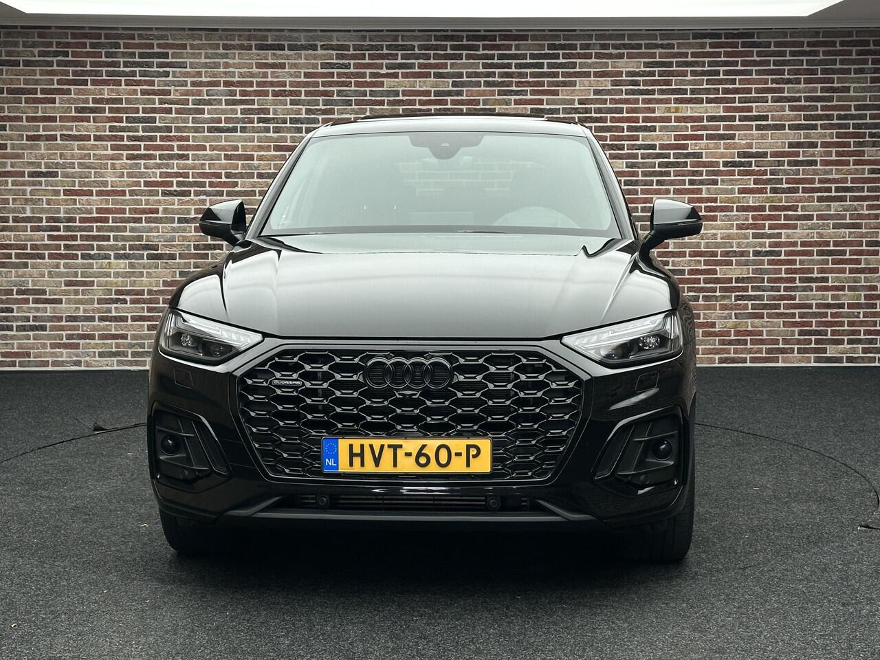Audi Q5 Sportback 55 TFSI e S edition Competition Panorama Elek Stoel Leer Camera 360