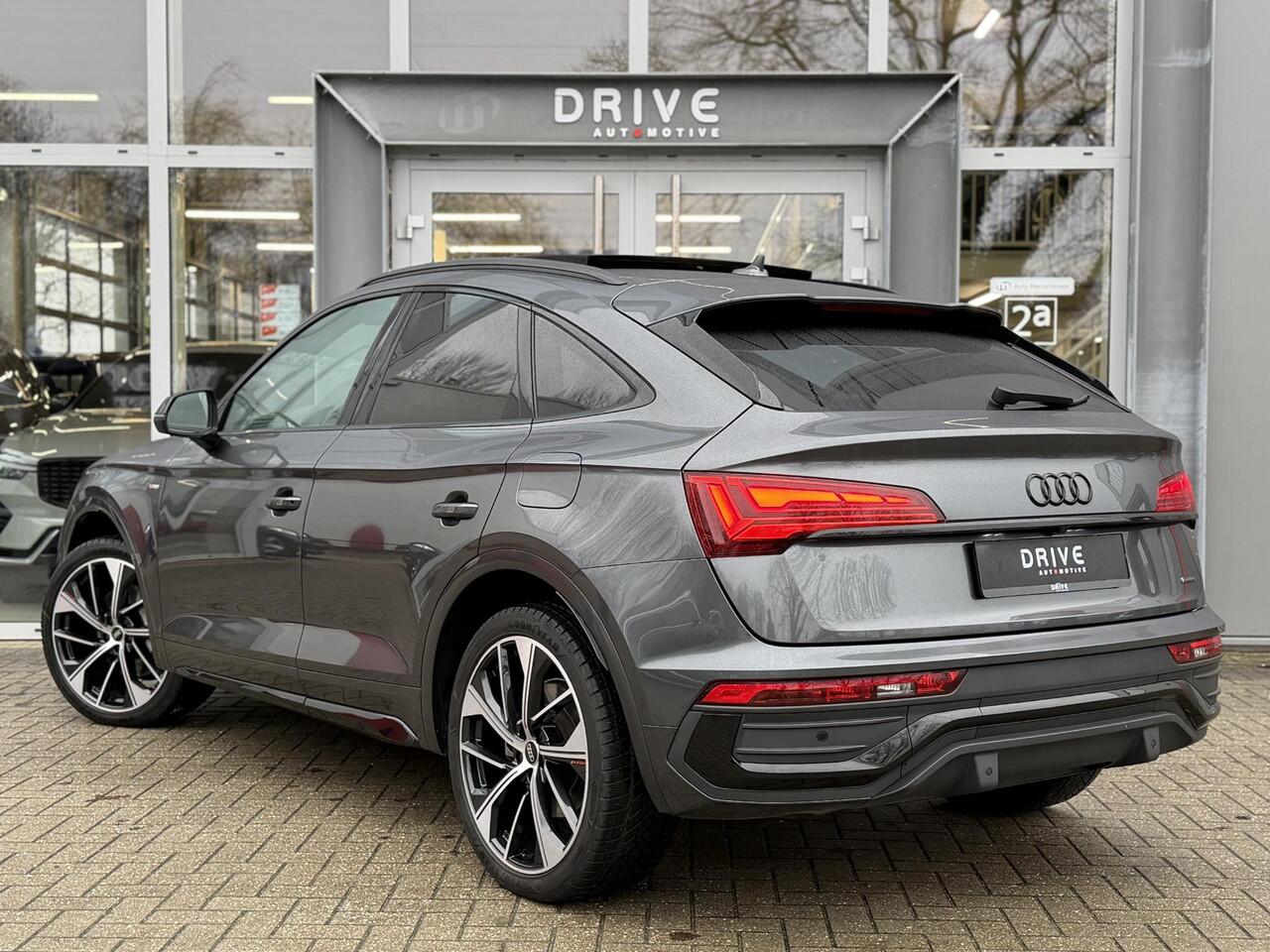 Audi Q5 Sportback 50 TFSI e S edition Competition |Black Optic|Pano|B&O|Luchtvering|Leer|Massage|21"