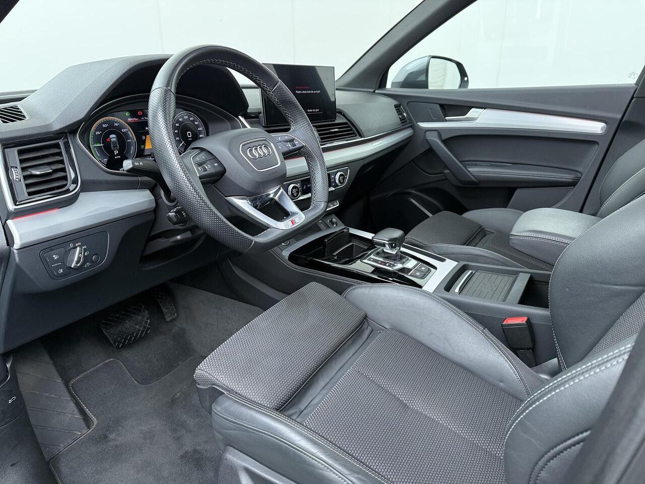 Audi Q5 50 TFSI e S edition | 299 PK | SoH 100% | Matrix LED koplampen | Panoramadak | Luchtvering | Climate control | S line |