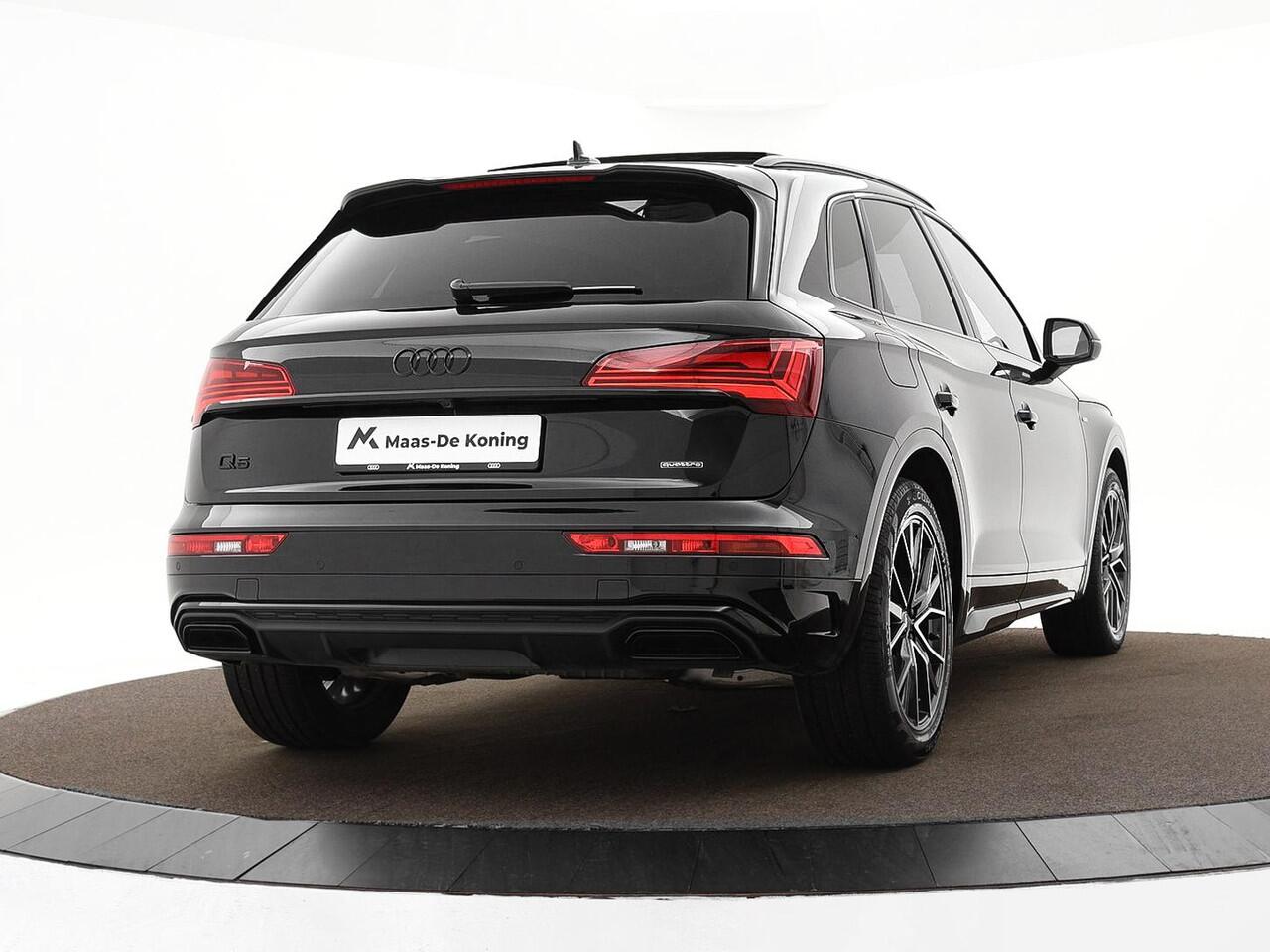 Audi Q5 55 TFSIe 367pk S-tronic S edition Competition · SOH 100% · Panoramadak · Camera · Luchtvering · Elek. Achterklep · Keyless · Apple/Android Car Play · 20'' Inch ·