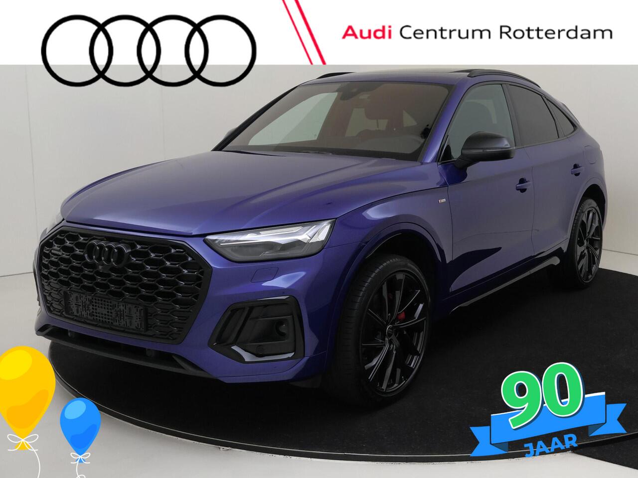 Audi Q5 Sportback 55 TFSI e S edition Competition | Panoramadak | Trekhaak | Stoelverwarming voor en achter | Dodehoek detectie | Optiek zwart Plus | LED matrix verlichting | Achteruitrijcamera | Keyless |