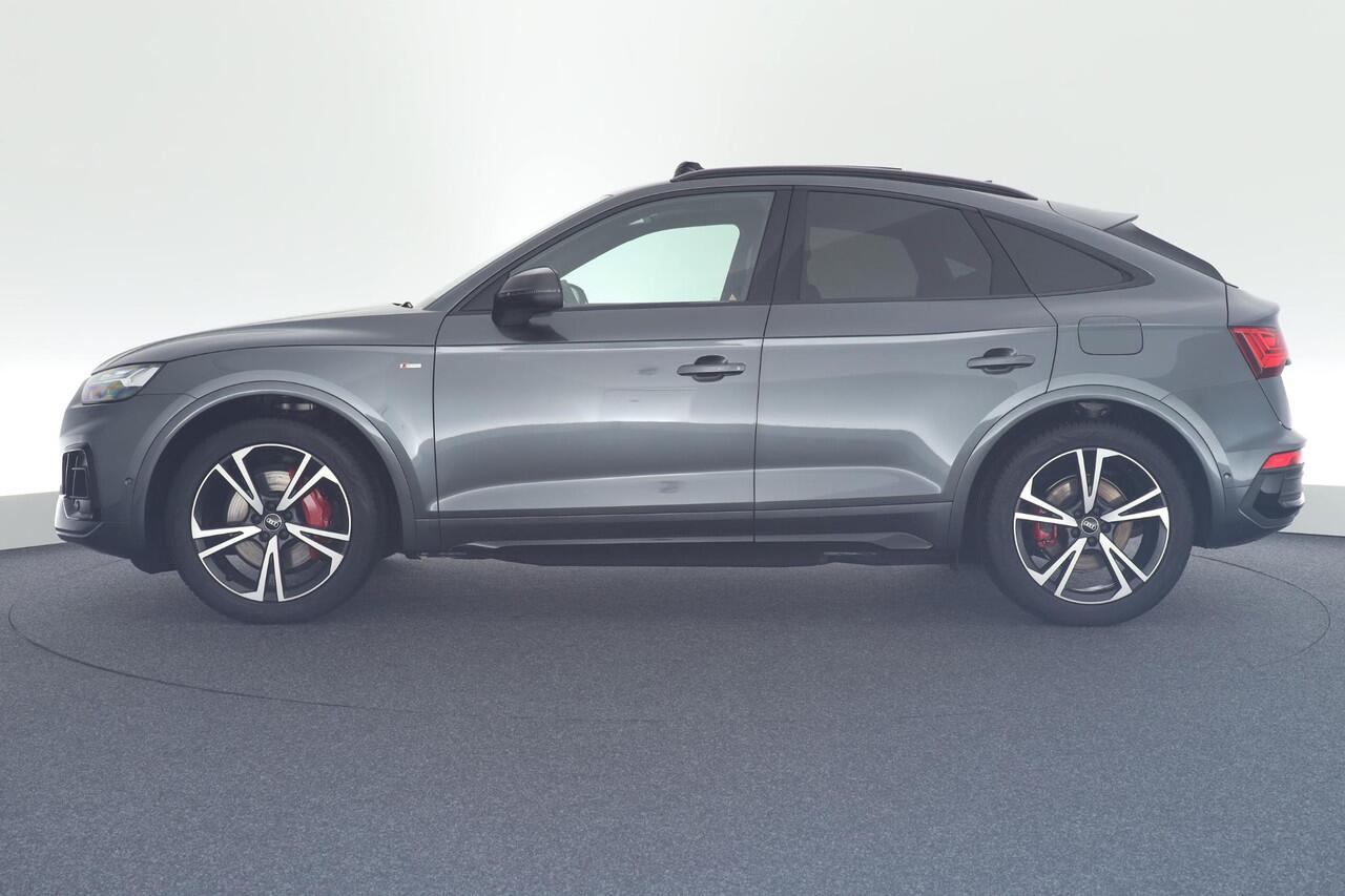 Audi Q5 Sportback 50 TFSI e 299pk 2x S-Line Black Edition Luchtvering Head-Up 360Camera Keyless Massage Navigatie