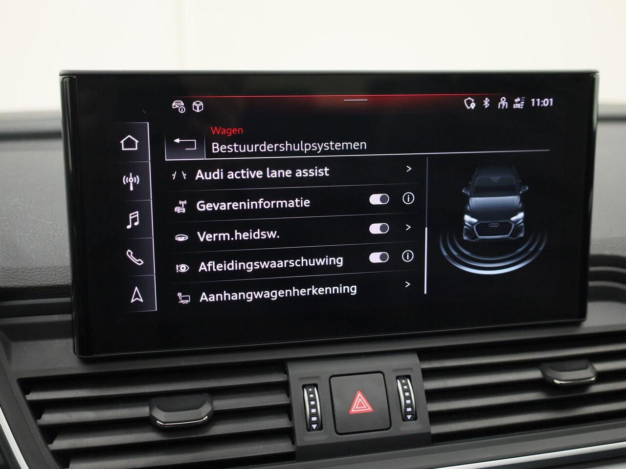 Audi Q5 50 TFSIe 220kW/299PK · Panoramadak · Trekhaak · 360°Camera + Parkeersensoren · Apple/Android Car Play · Garantie tot 01-11-2029 of 100.000km.