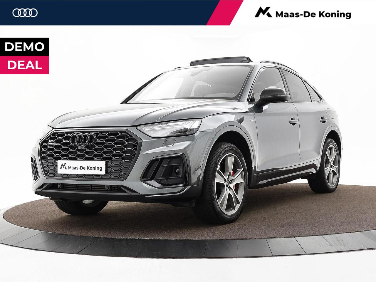 Audi Q5 Sportback 55 TFSIe 270Kw/367PK S Line · Panoramadak · Bang & Olufsen · Leder · Trekhaak · Adaptive Cruise Control · Garantie t/m 03-09-2029 of 100.000km