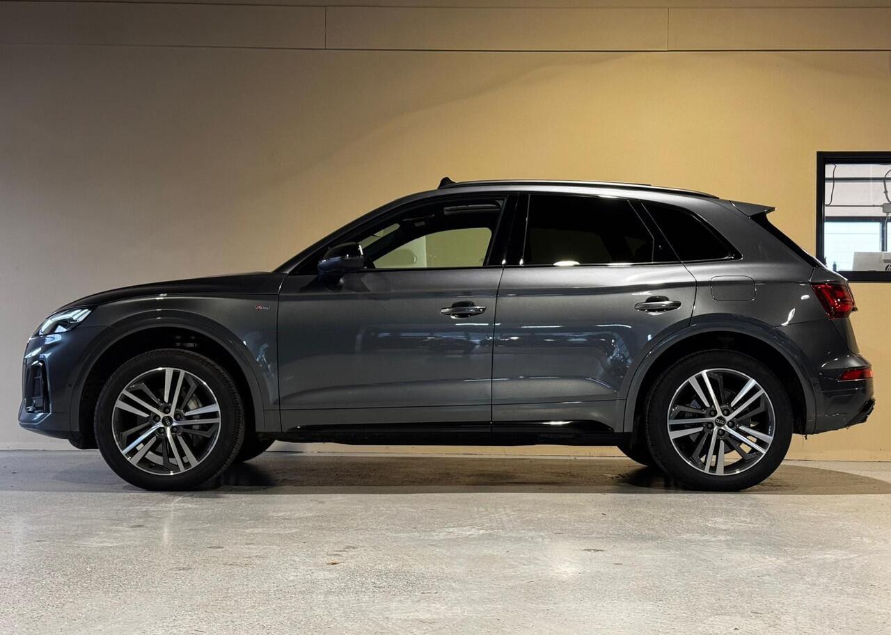 Audi Q5 50 TFSI e S edition Competition |Pano |360° |Sfeer |Trekhaak |Stoelverw. |ACC