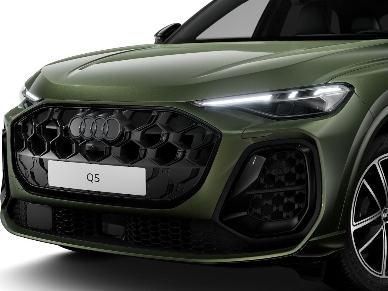 Audi Q5 2.0 TFSI e-hybrid quattro S edition 299 PK · 20" LM Velgen · Tech pro · Adaptieve luchtvering · Elek. wegklapbare trekhaak