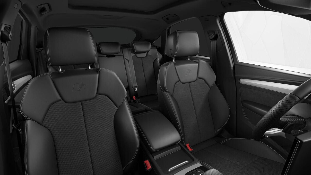 Audi Q5 Sportback 55 TFSI e S edition Competition | 367 PK | Trekhaak | Panoramadak | Luchtvering | Head-up Display | 21" LM velgen | S line |