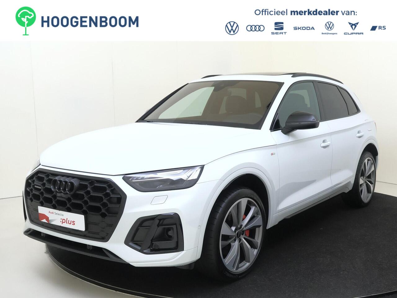 Audi Q5 55 TFSI e S edition Competition | Panoramadak | Trekhaak | Head-up display | Lederen bekleding 'Valcona' | Bang & Olufsen | Parkeerassistent | 360 camera | Stoelverwarming voor en achter |
