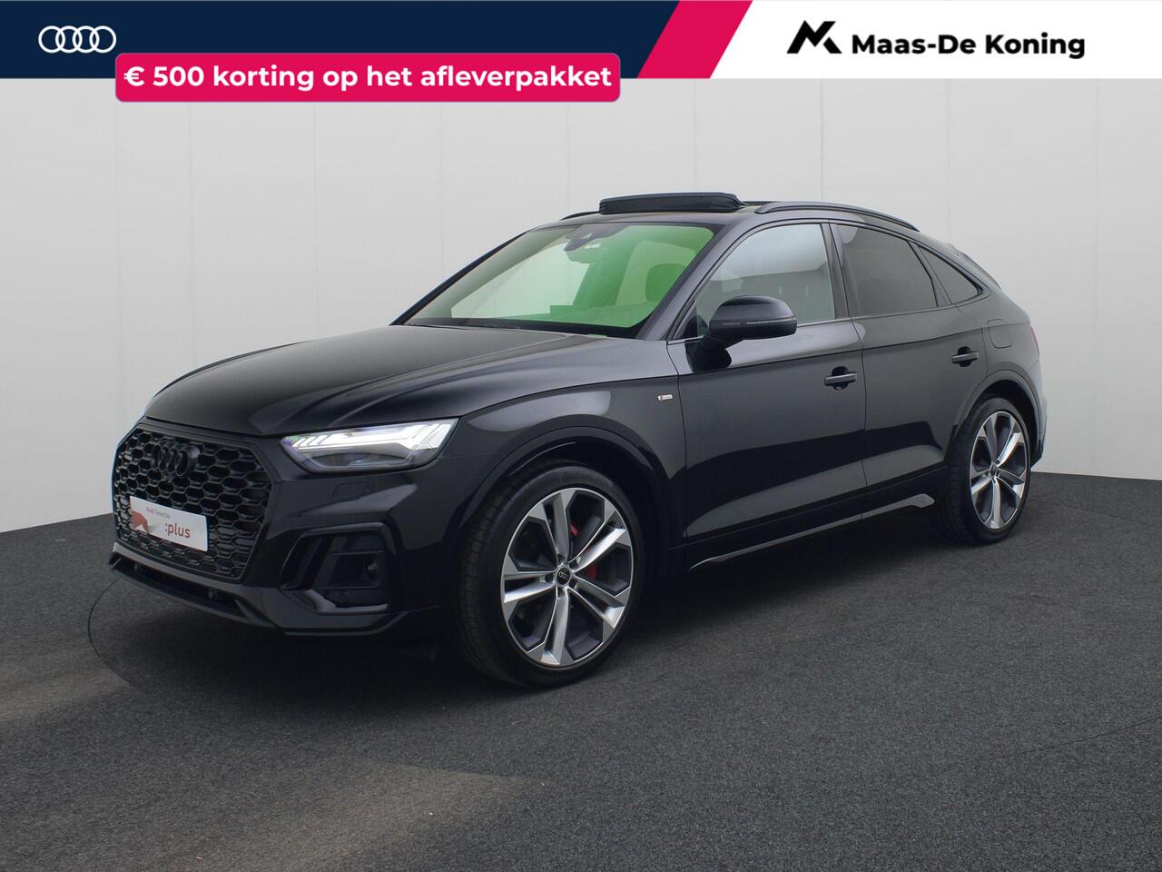 Audi Q5 Sportback 55 TFSIe 270kW/367PK S edition Competition · Panoramadak · Trekhaak · Bang & Olufsen · Luchtvering · Garantie t/m 19-06-2030 of 100000km.