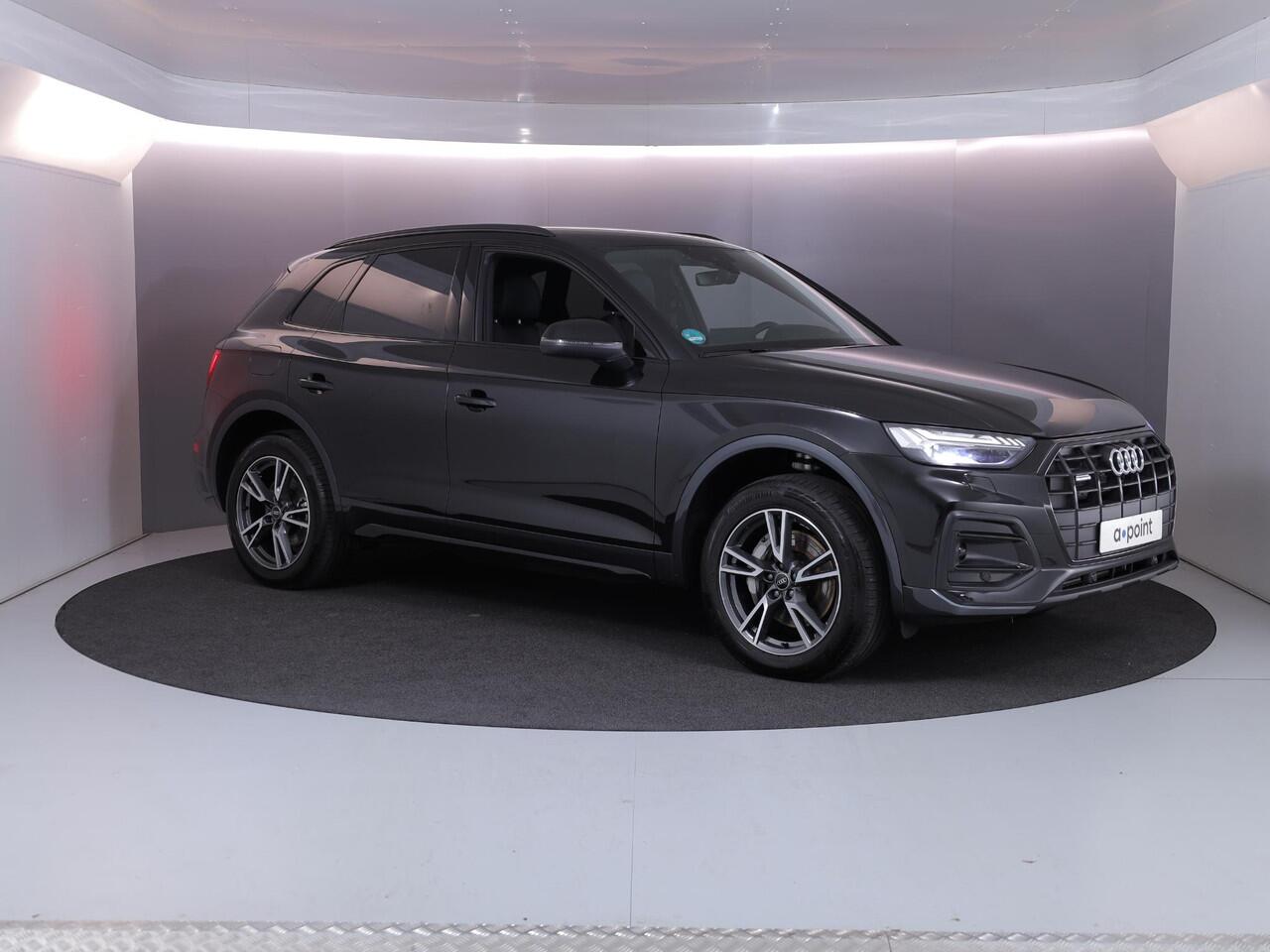 Audi Q5 50 TFSI e Advanced edition 299 pk S-tronic | Verlengde garantie | Navigatie | Trekhaak (wegklapbaar) | Parkeersensoren | Stoelverwarming v/a | S-line interieur |