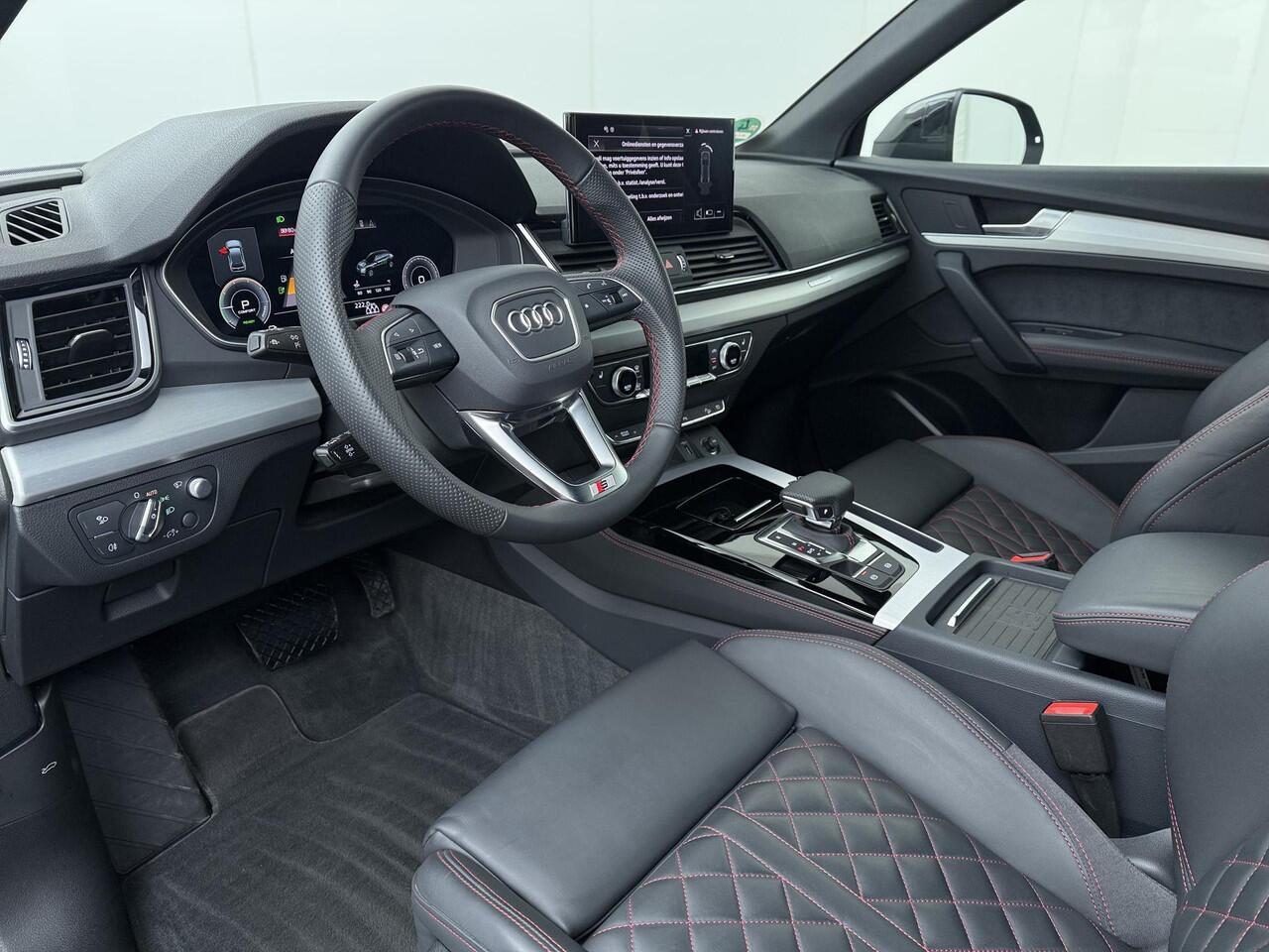 Audi Q5 Sportback 55 TFSI e S edition Competition | 367 PK | SoH 97% | Trekhaak | Head-up display | Matrix LED koplampen | S line interieur | Adaptive cruise control |