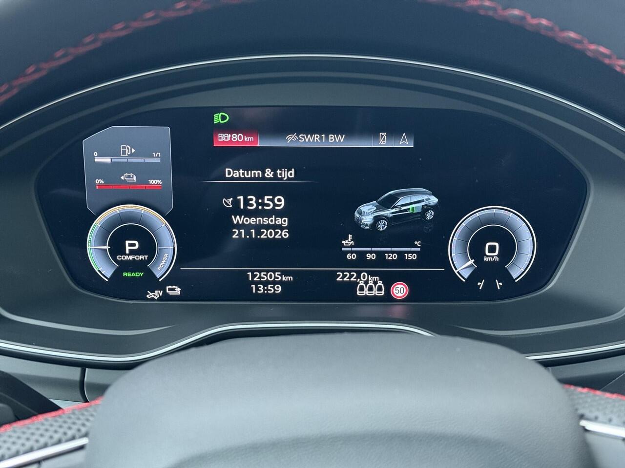 Audi Q5 Sportback 55 TFSI e S edition Competition | 367 PK | SoH 97% | Trekhaak | Head-up display | Matrix LED koplampen | S line interieur | Adaptive cruise control |