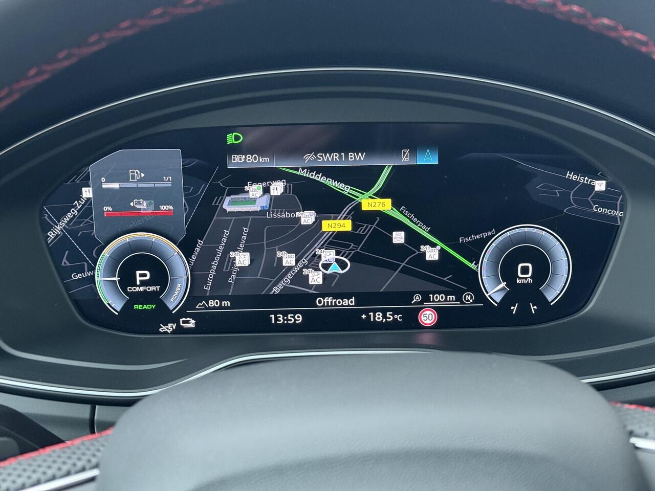 Audi Q5 Sportback 55 TFSI e S edition Competition | 367 PK | SoH 97% | Trekhaak | Head-up display | Matrix LED koplampen | S line interieur | Adaptive cruise control |