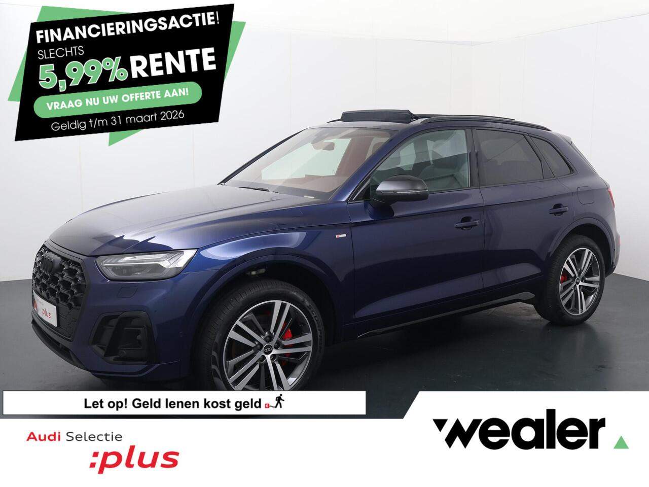 Audi Q5 55 TFSI e S edition Competition | 367 PK | SoH 95% | Trekhaak | Panoramadak | Matrix LED koplampen | S line | Adaptive cruise control |