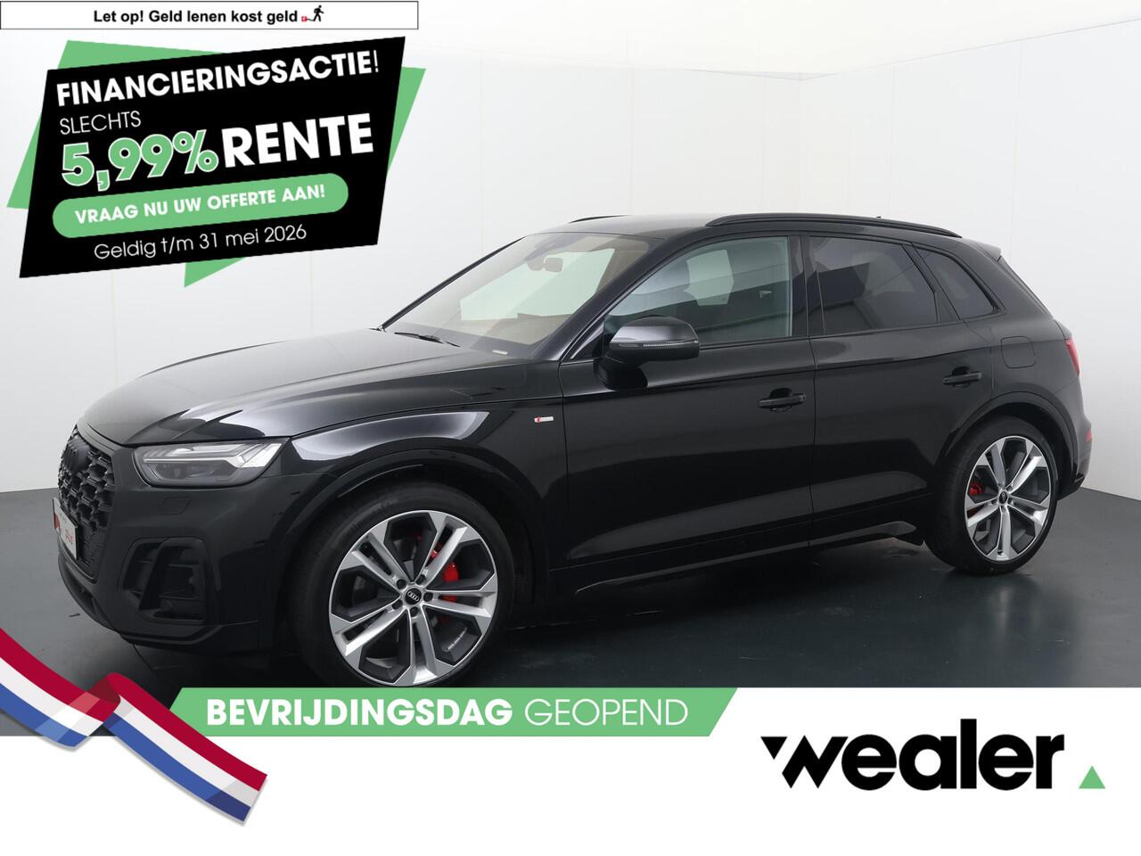 Audi Q5 55 TFSI e S edition Competition | 367 PK | SoH 93% | Trekhaak | Luchtvering | Head-up display | 21" LM velgen | B & O audio | Matrix LED koplampen | S line |