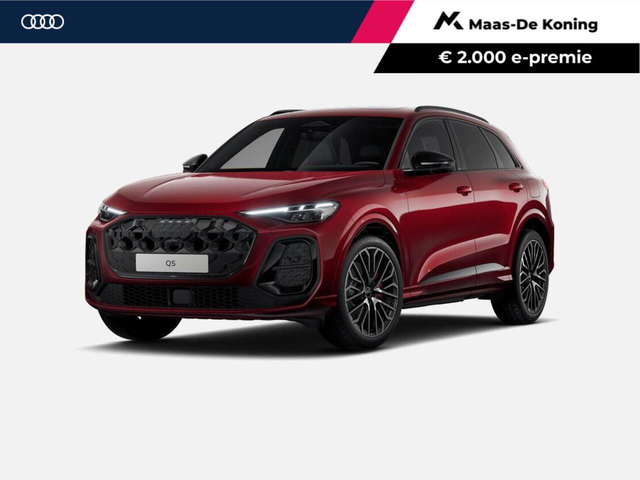 Audi Q5 2.0 TFSI e-hybrid quattro S edition Competition · Techniekpakket plus · Trekhaak, elektr. wegklapbaar · Panorama-glasdak