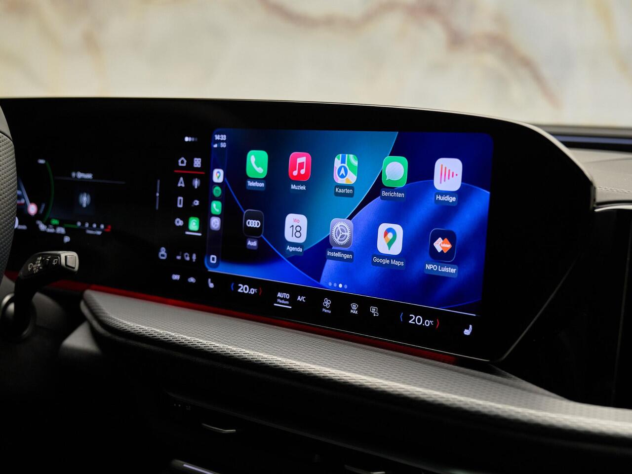 Audi Q5 E-Hybrid Quattro S Edition, pano, trk. haak, 20", matrix-LED, bijrijdersdisplay, 360 camera, memory, keyless, ACC, privacy