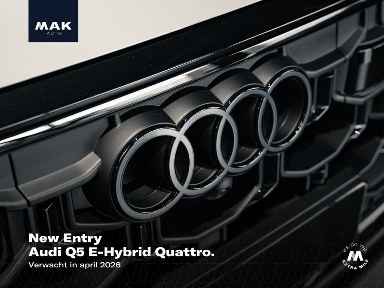 Audi Q5 E-Hybrid Quattro S Edition Competition, B&O, pano, trk. haak, 21", luchtv., matrix-LED, OLED, memory, keyless, HUD, ACC, privacy