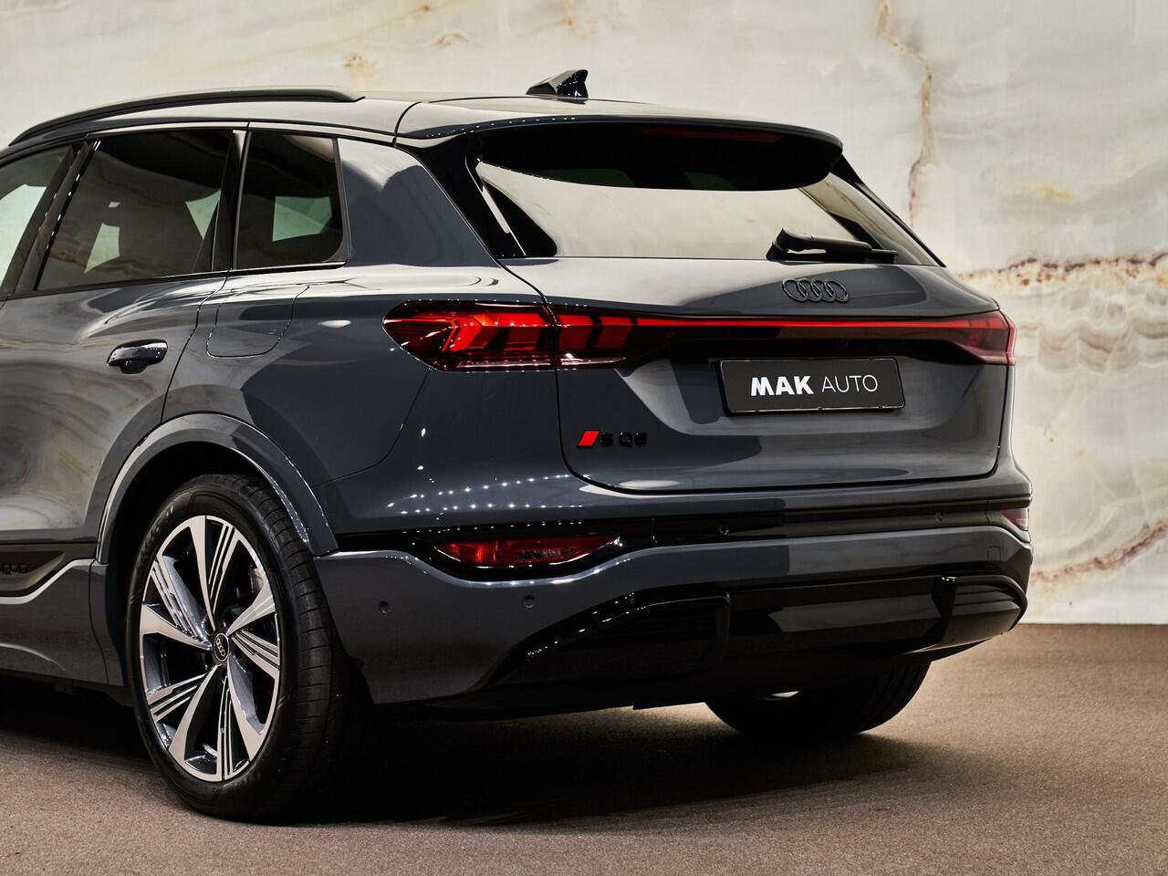 Audi Q6 SQ6 e-tron Quattro, pano, 21", matrix-LED, B&O, bijrijdersdisplay, luchtv., HUD, ACC, privacy