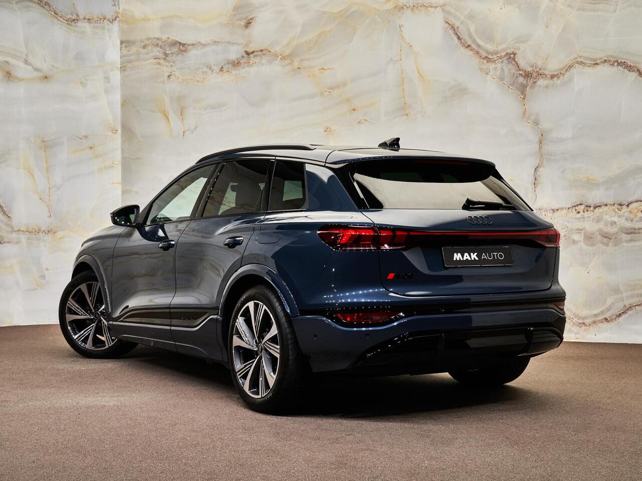 Audi Q6 SQ6 e-tron Quattro, pano, 21", matrix-LED, B&O, bijrijdersdisplay, luchtv., HUD, ACC, privacy