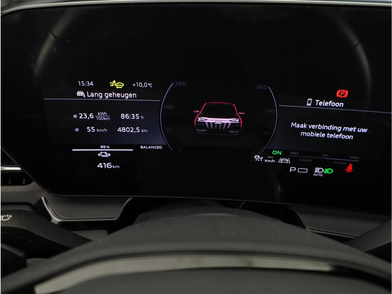 Audi Q6 e-tron First edition 100 kWh 388pk | MMI bijrijdersscherm | 20 inch lichtmetalen velgen | Leder S- line interieur