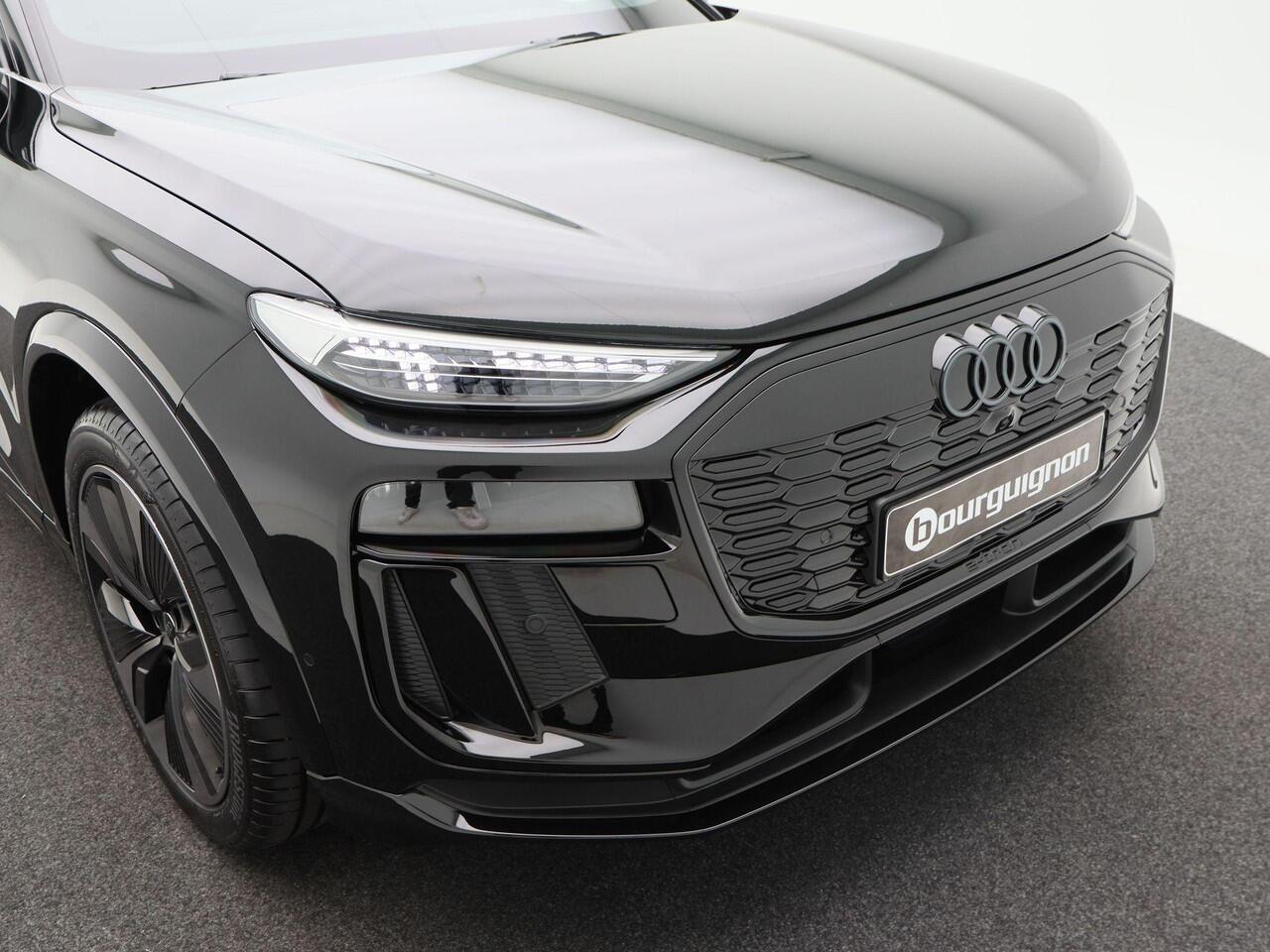 Audi Q6 Sportback S edition e-tron 55 100 kWh | 388 PK | 21 inch velgen | Privacyglas | Zwart optiek | Glazen Panoramadak | Rode remzadels |