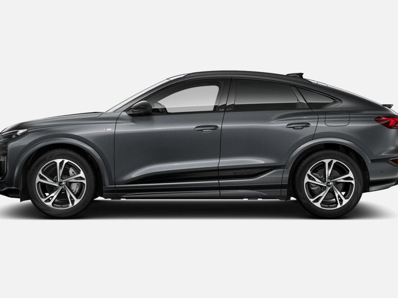 Audi Q6 Sportback e-tron S edition performance 306 PK · Glazen panoramadak · Exterieurpakket zwart · Warmtewerend glas donker tint