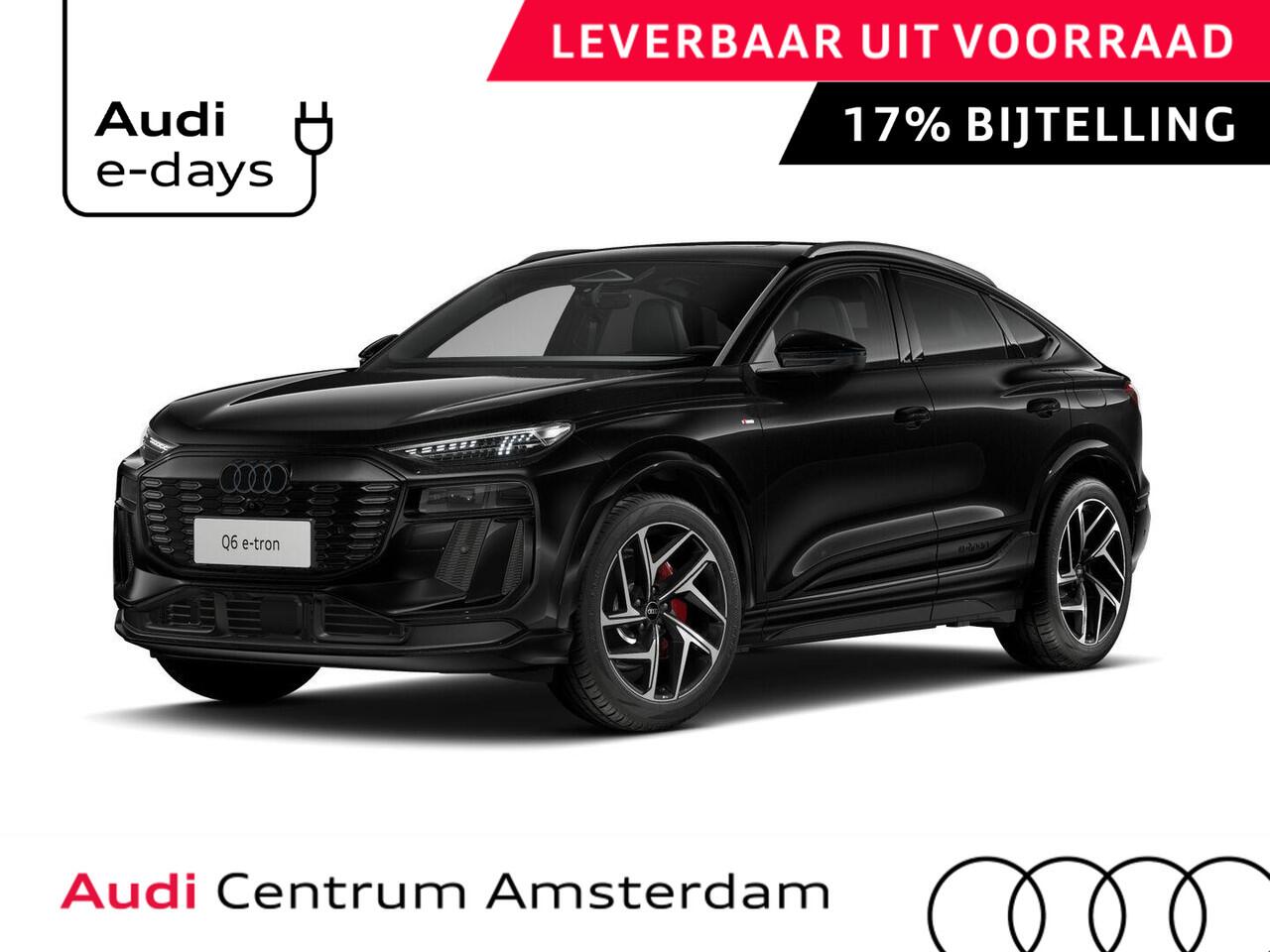 Audi Q6 Sportback e-tron S edition 83Kwh 185 kW / 252 PK Sportback | S edition | Tech Pro | Pano | Luchtvering | Matrix LED | Leder |