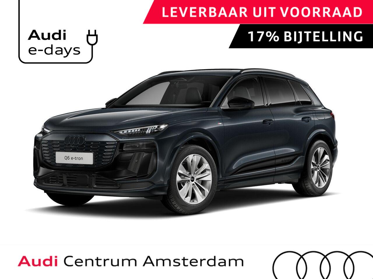Audi Q6 e-tron S edition 83Kwh 252 pk SUV | Tech pakket pro | Lederen bekleding | Glazen panoramadak | Trekhaak |