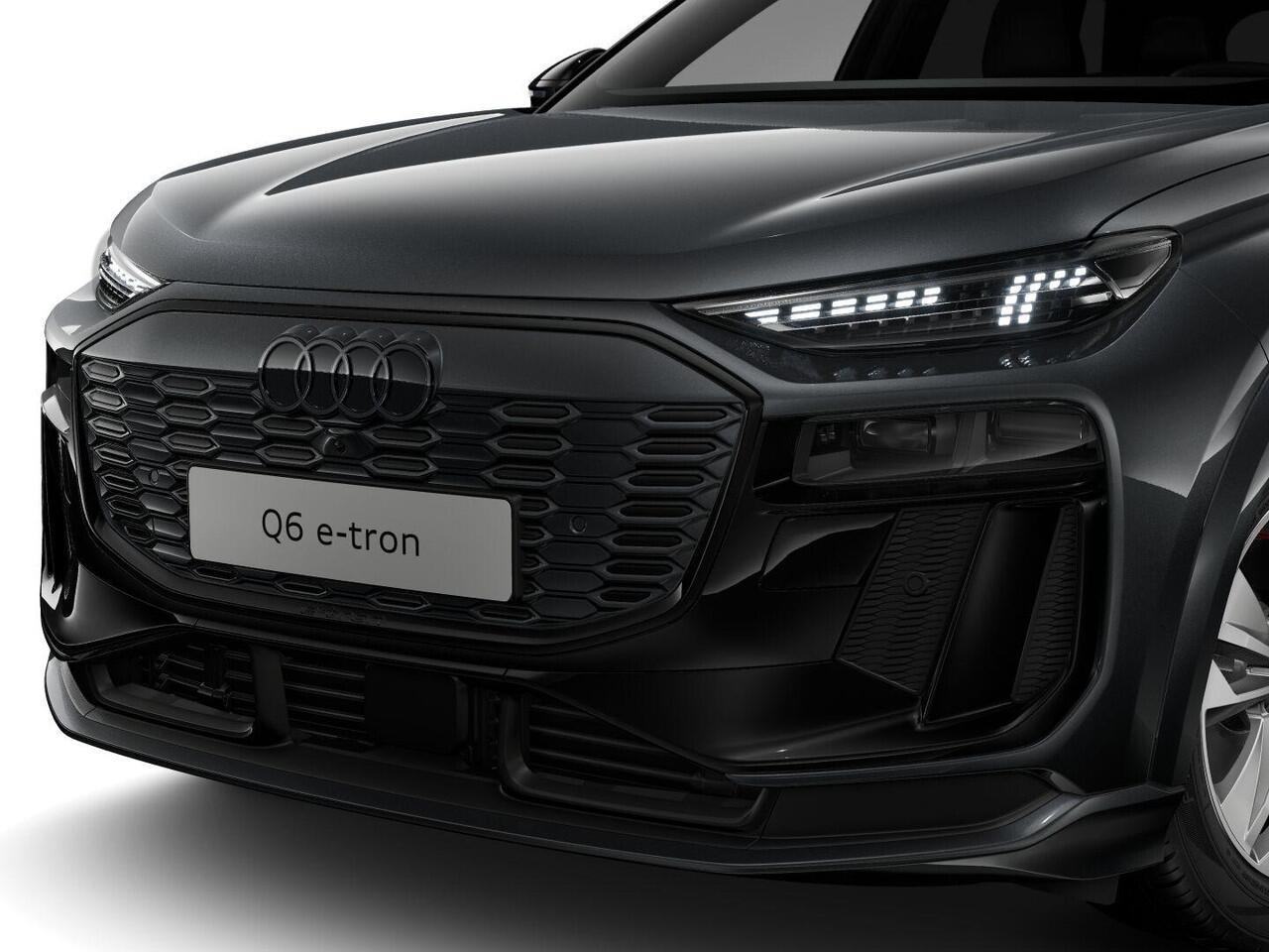 Audi Q6 e-tron S edition 83Kwh 252 pk SUV | Tech pakket plus | Glazen panoramadak | Lederen bekleding | Rode remzadels |