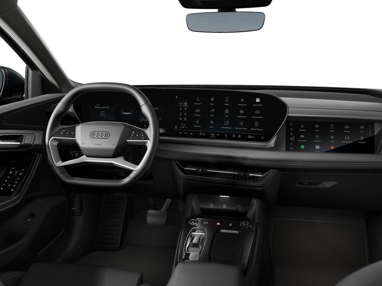 Audi Q6 e-tron Advanced edition 83Kwh 252 pk SUV | Tech pakket plus | Sportstoelen leder | 360 graden camera | Privacy glas |