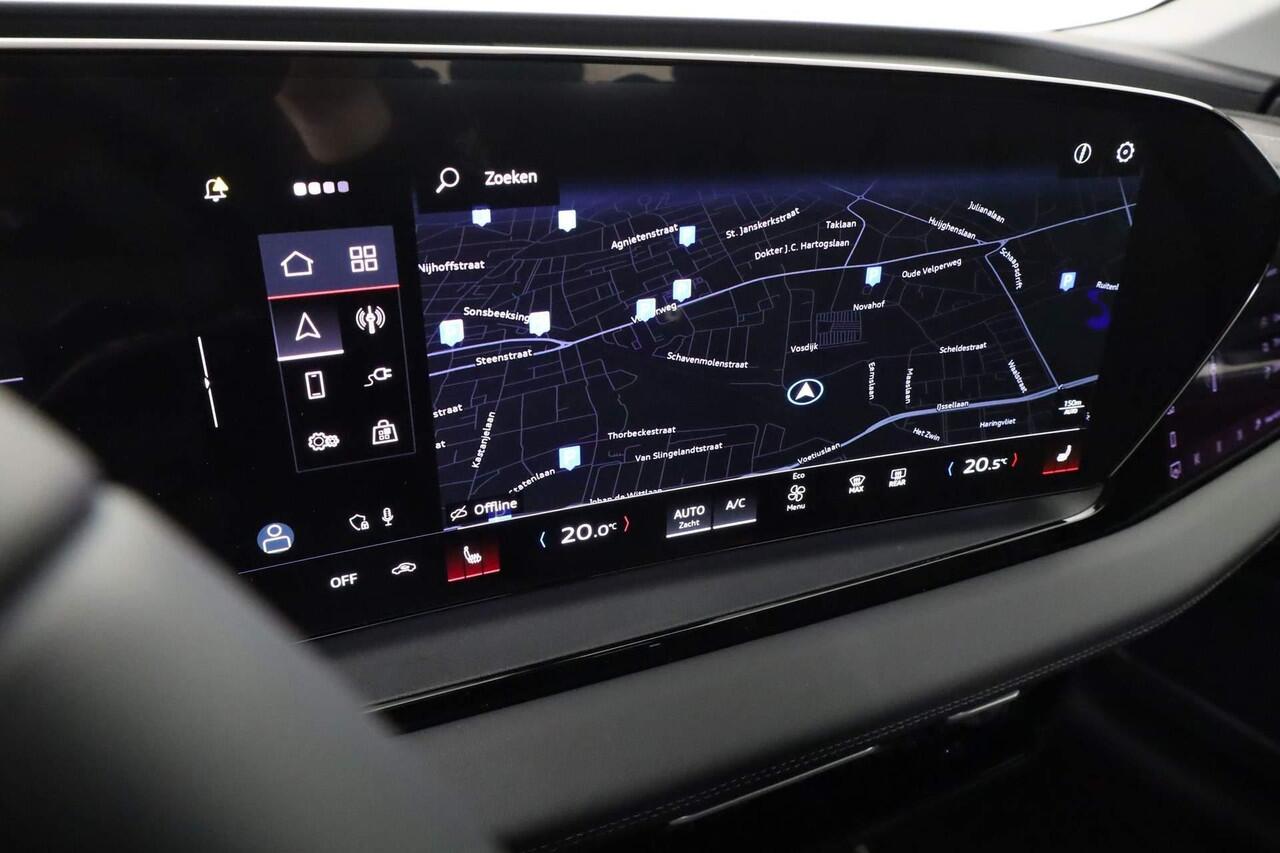 Audi Q6 e-tron Advanced edition Performance 100 kWh 225 kW / 306 pk | Comfortpakket plus | Techniekpakket plus | Sportstoel zwart leder-kunstl.