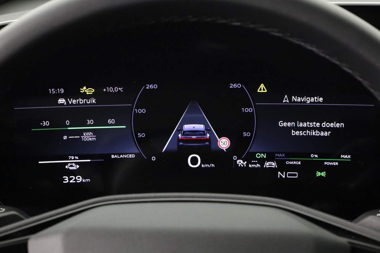 Audi Q6 e-tron Advanced edition Performance 100 kWh 225 kW / 306 pk | Comfortpakket plus | Techniekpakket plus | Sportstoel zwart leder-kunstl.