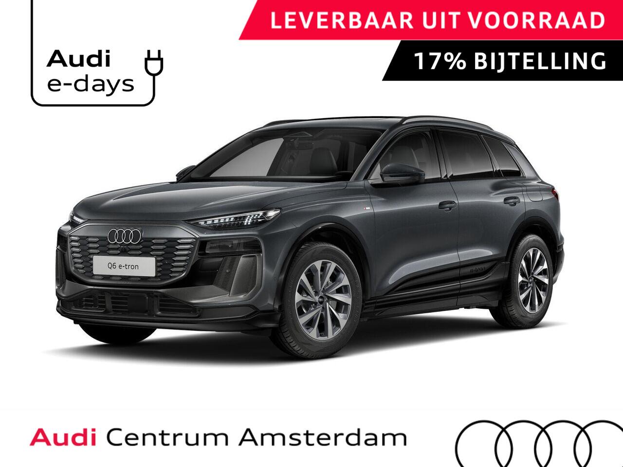 Audi Q6 e-tron Advanced edition 83Kwh 252 pk SUV | Tech pakket plus | Glazen panoramadak | Sportstoelen | Frunk |