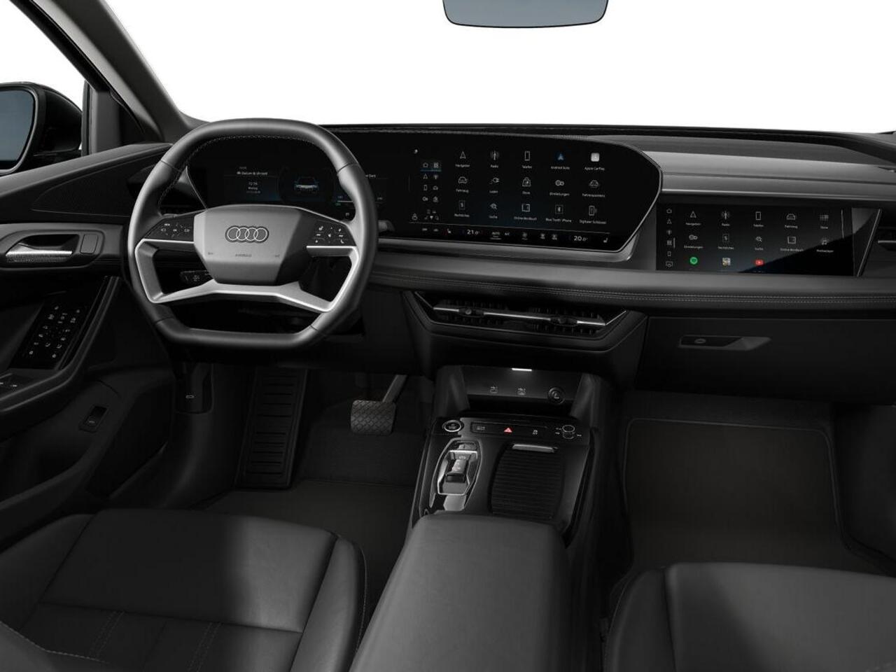 Audi Q6 Sportback e-tron Advanced edition 252 PK · Tech plus · Trekhaak, mechanisch draaibaar · Warmtewerend glas donker tint