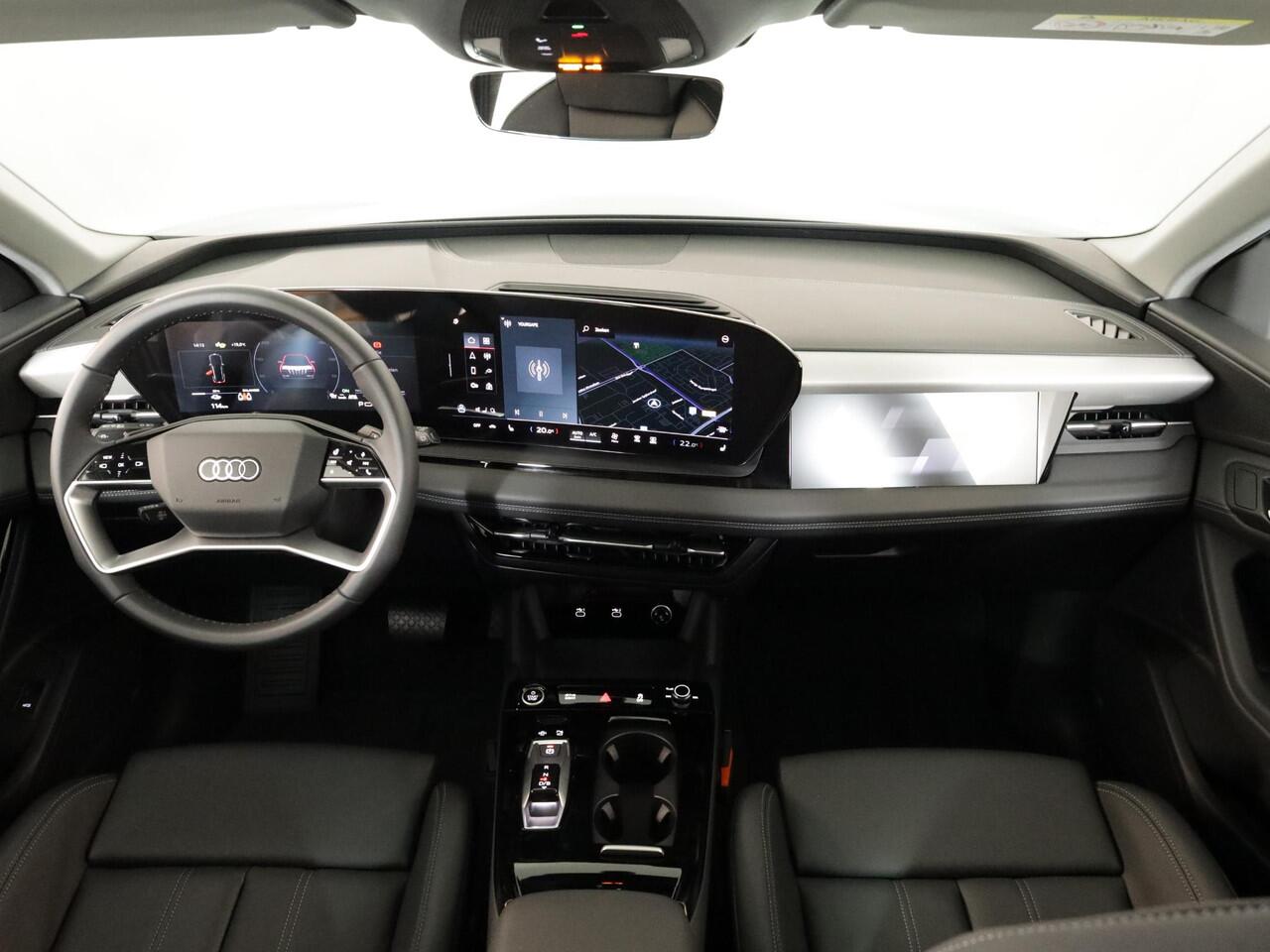 Audi Q6 e-tron Advanced edition e-tron perf 225kW/306pk 100Kwh Ha Tech Plus pakket, sportstoelen met leder, bumpers in kleur carrosserie, omgevingscamera's