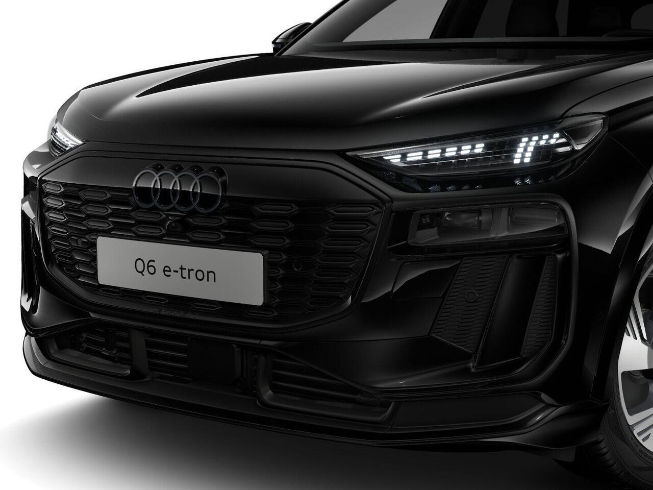 Audi Q6 e-tron S edition 83 kWh 252 PK · Tech pro · Elek. wegklapbare trekhaak · Glazen panoramadak · Lederen bekleding