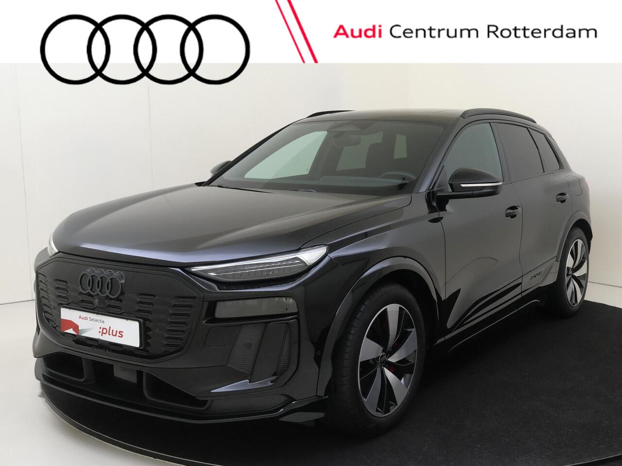 Audi Q6 e-tron edition quattro 100 kWh | Panoramadak | Luchtvering | Warmtepomp | 360 camera | Head-up display | Bang & Olufsen | 3-zone airco | Dodehoek detectie | Keyless |