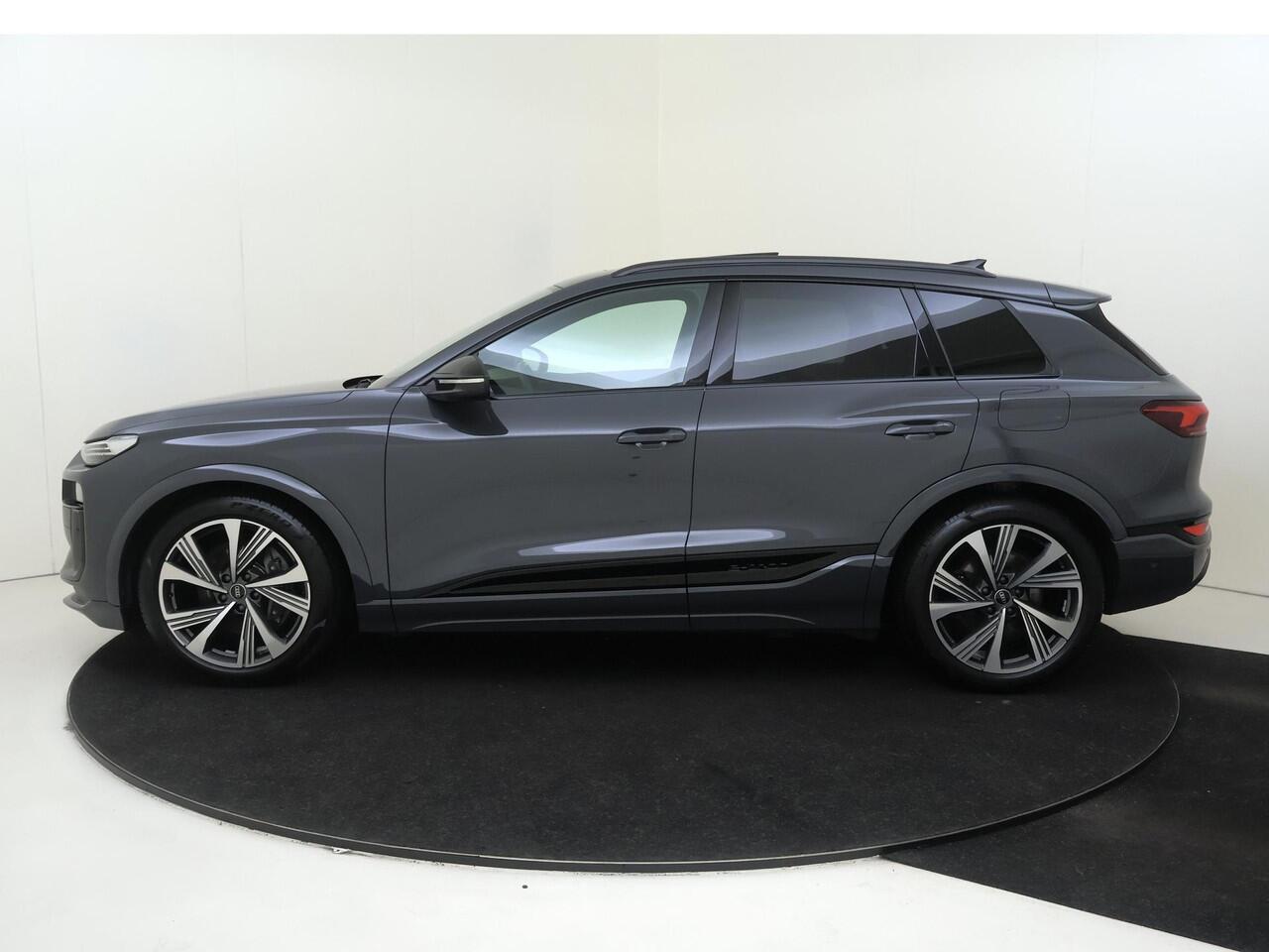 Audi Q6 SQ6 e-tron SQ6 quattro 100 kWh | Panoramadak | Luchtvering | 360 camera | Warmtepomp | Head-up display | Bang & Olufsen | Display passagierszijde | Sportstoelen Plus | LED matrix verlichting |