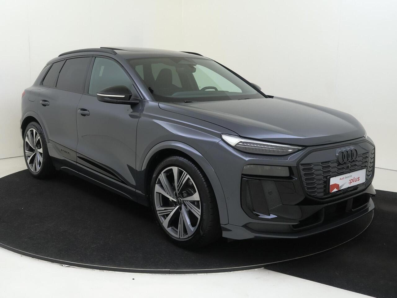 Audi Q6 SQ6 e-tron SQ6 quattro 100 kWh | Panoramadak | Luchtvering | 360 camera | Warmtepomp | Head-up display | Bang & Olufsen | Display passagierszijde | Sportstoelen Plus | LED matrix verlichting |