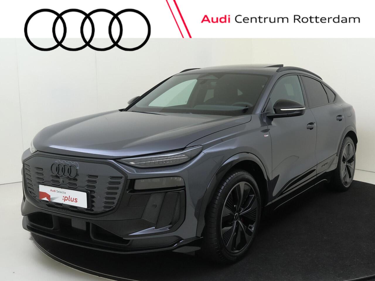 Audi Q6 Sportback e-tron edition performance 100 kWh | Panoramadak | Trekhaak | Display passagierszijde | Warmtepomp | 360 camera | Stoelverwarming voor en achter | Parkeerassistent | Adaptieve cruise control |
